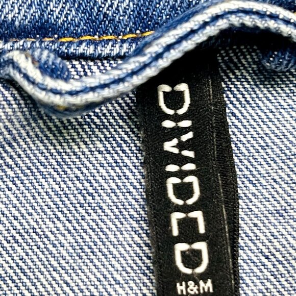 H&M Divided Light Blue Denim Jacket Size XS - Picture 2 of 9